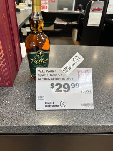 Bourbon bottle