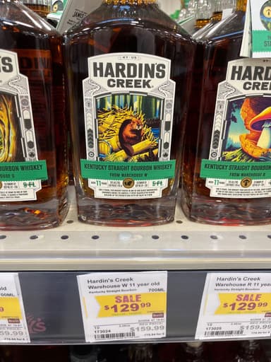 Bourbon bottle